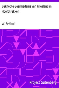 AI Voice AudioBook: Beknopte Geschiedenis van Friesland in Hoofdtrekken by W. Eekhoff