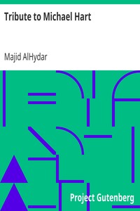 AI Voice AudioBook: Tribute to Michael Hart by Majid AlHydar