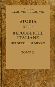 AI Voice AudioBook: Storia delle repubbliche italiane dei secoli di mezzo, v. 10 (of 16) by J.-C.-L. Simonde de Sismondi