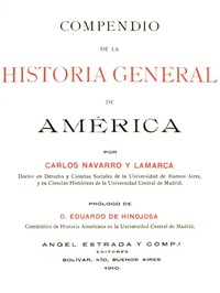 AI Voice AudioBook: Compendio de la historia general de América. Tomo I by Carlos Navarro y Lamarca