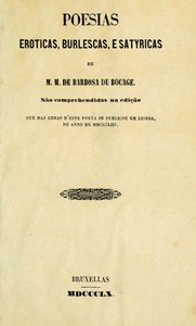 AI Voice AudioBook: Poesias Eroticas, Burlescas, e Satyricas de M.M. de Barbosa du Bocage by Manuel Maria Barbosa du Bocage